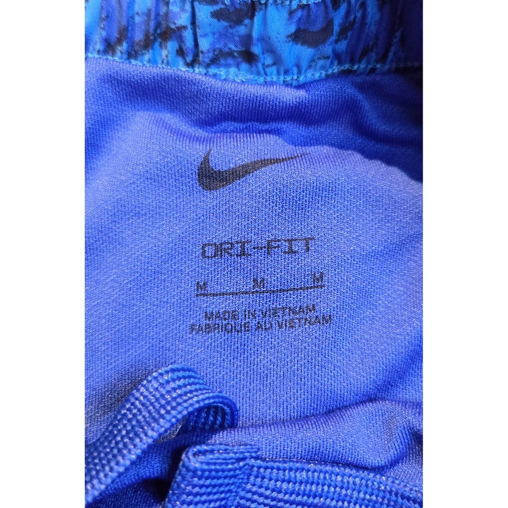 Nike Kids Dri-FIT Running Shorts Blue Black Tiger Print Athletic Size Medium - Picture 3 of 6